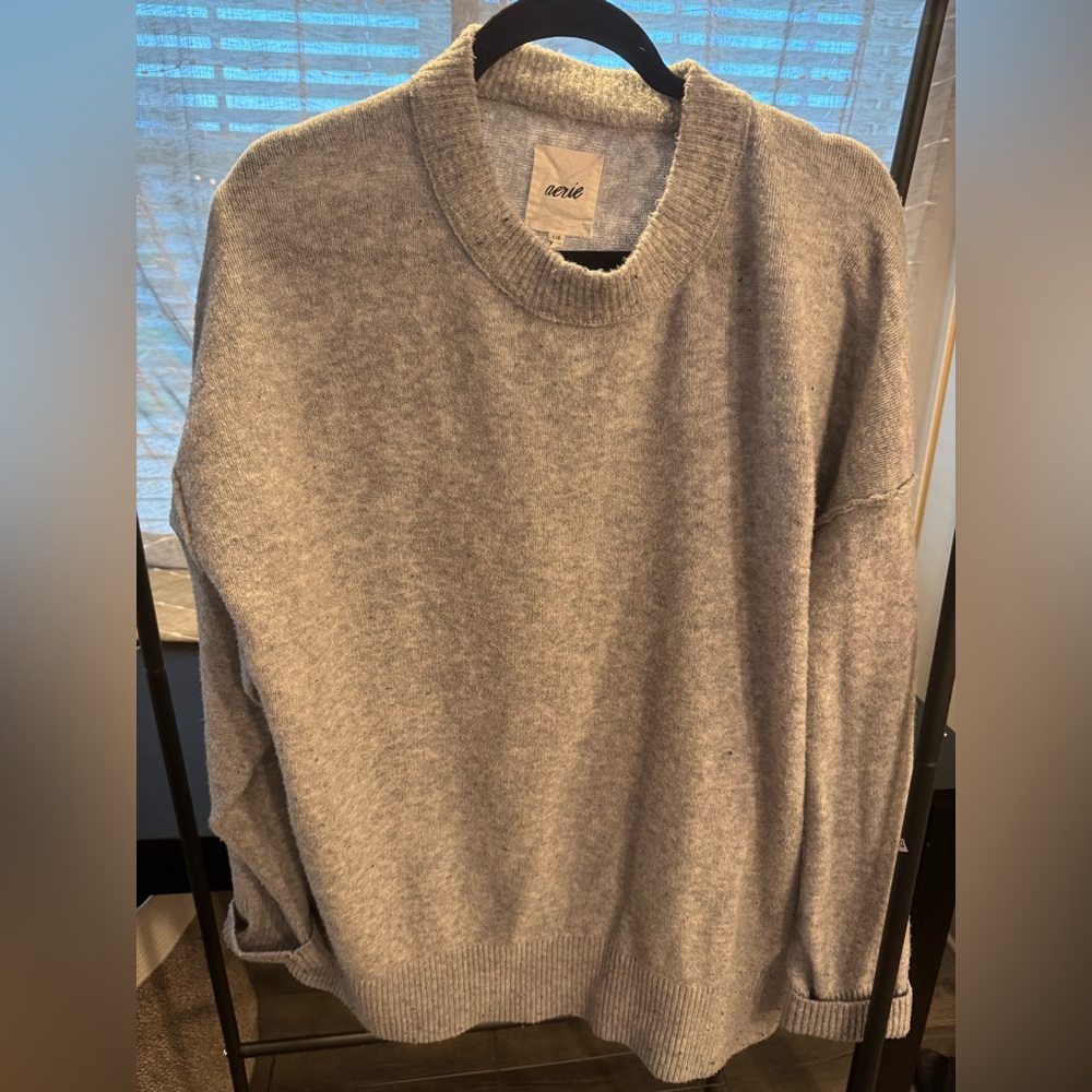 Aerie Sweater in Heather Gray